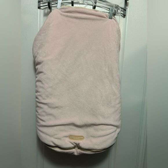 JJ Cole Collections BundleMe Pink Fleece Car Seat Blanket cover infant 0-12 m - Picture 2 of 14